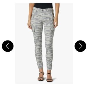 NWT JOE'S JEANS soft gray camo skinny ankle jeans